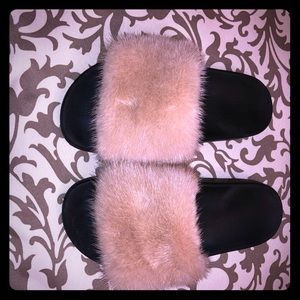 Givenchy Mink Slides